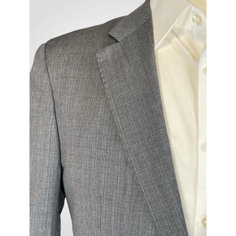 Emporio Armani G-Line Suit 38R 31x30 Gray Two Tone Melange Designer - Picture 7 of 14